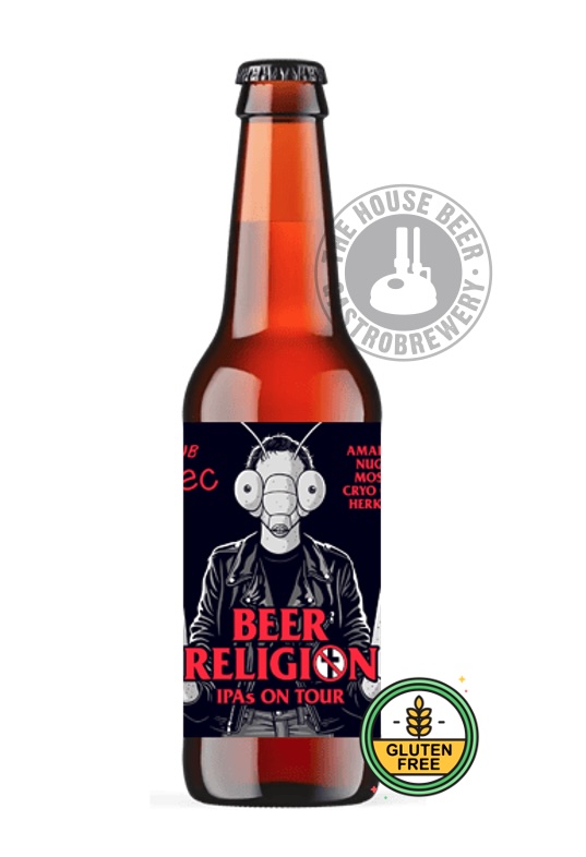 DOUGALLS BEER RELIGION / AMERICAN IPA SIN GLUTEN